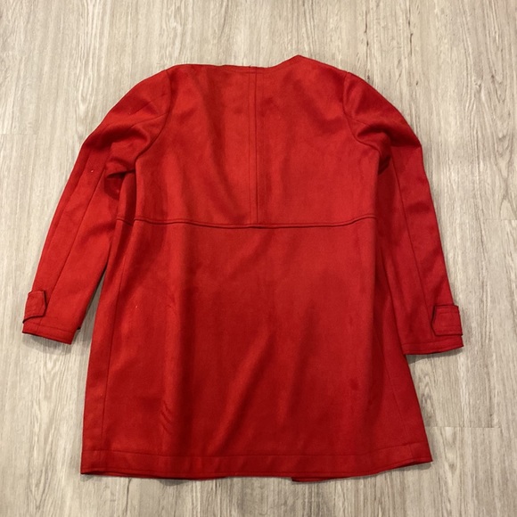 Philosophy | Red Faux Suede Snap Button Closure | Size S - Picture 5 of 5